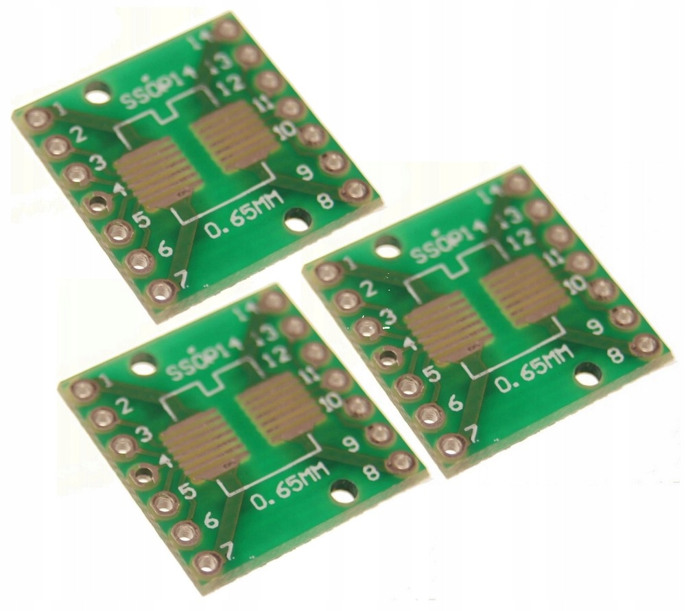 SOP14 to DIP14 PCB adapter przejsciówka 3 szt.