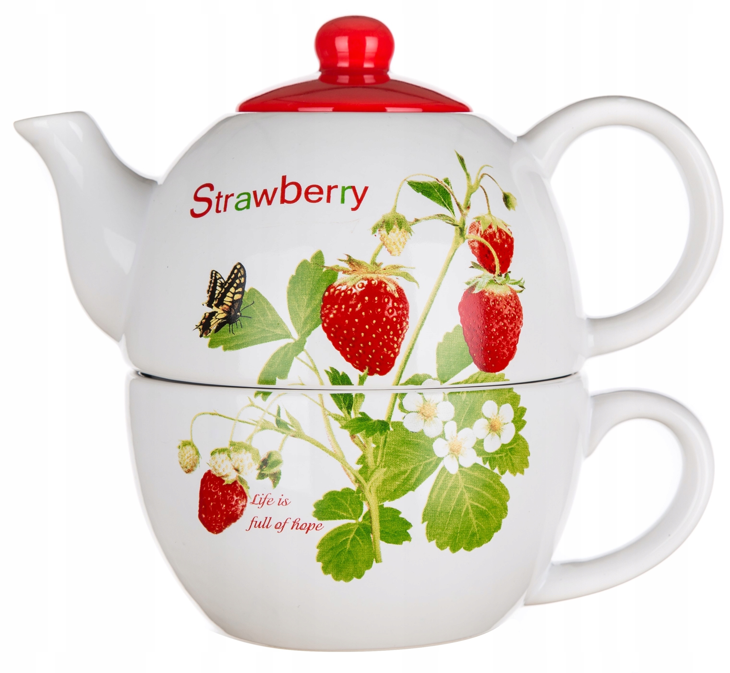 

Dzbanek do herbaty zestaw Strawberry , 360 Banquet