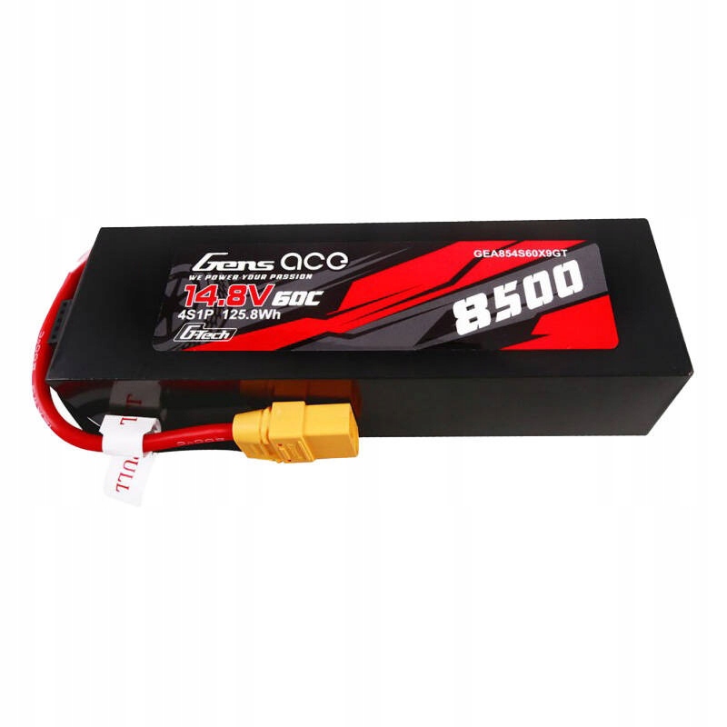 Akumulátor Gens Ace G-Tech 8500 mAh 14,8V XT90 pre Rc lietadlá
