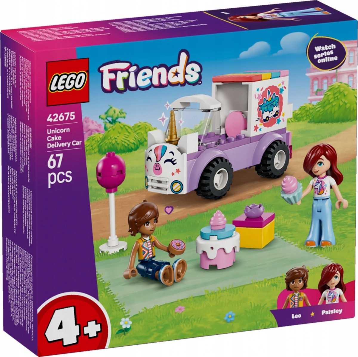 Lego stavebnice Friends 42675 Jednorožcová dodávka dortu