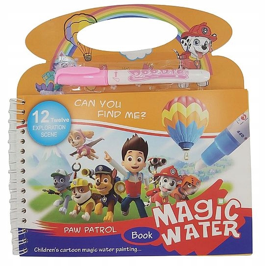 

Magic Water Kolorowanka Wodna Psi Patrol Mazak