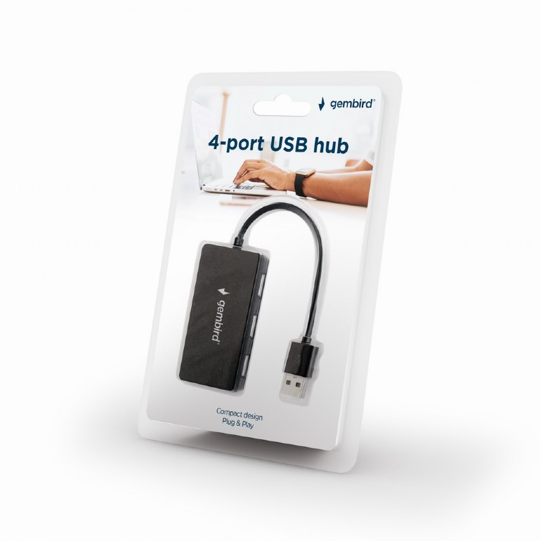 Hub rozdzielacz USB 4x USB 2.0 Gembird PC Laptop Producent Gembird