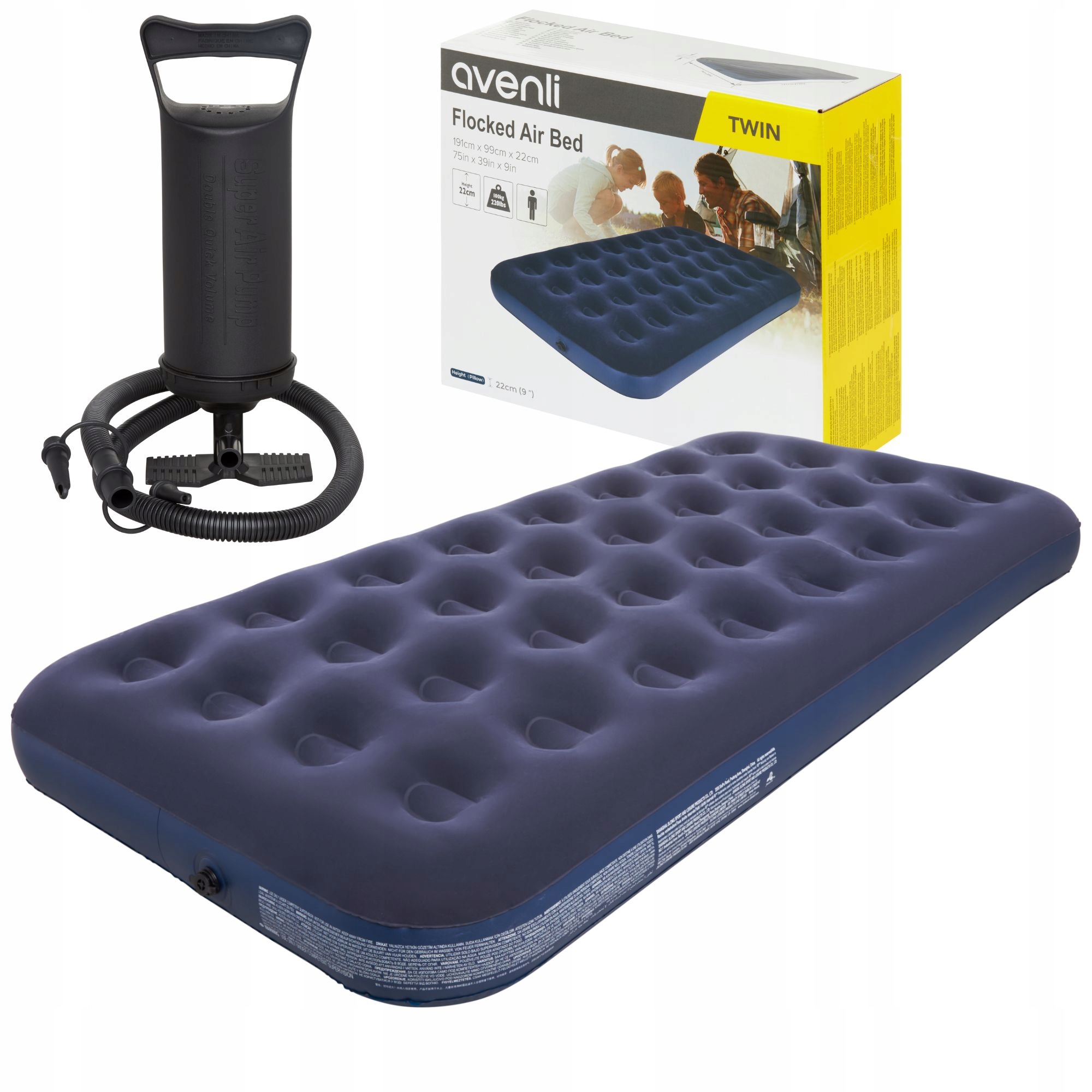 

Materac Dmuchany Jednoosobowy Do Spania Z Pompką