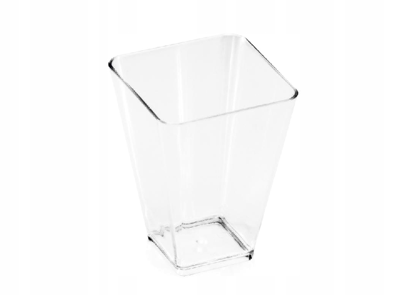 PUCHARKI kwadratowe SQUARE do deserków mini fingerfood monoporcja 20szt.