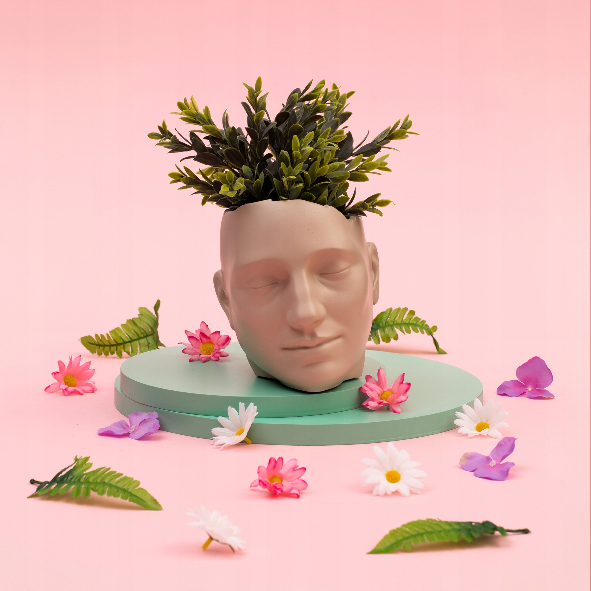 Donica Daydreamer Steel Poli 10 cm Głębokość produktu 18 cm