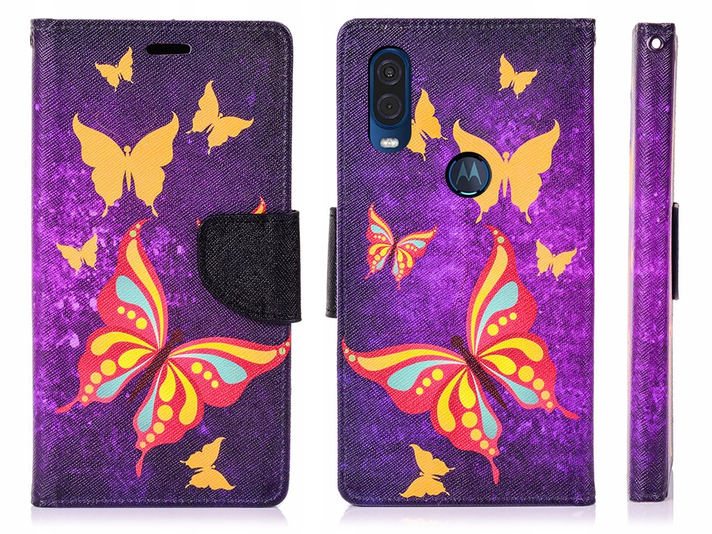 

Etui Portfel Artcase Do Motorola One Vision Szkło