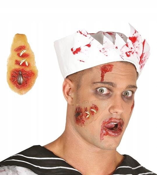 

Rana Blizna Z Robakami Halloween Zombie