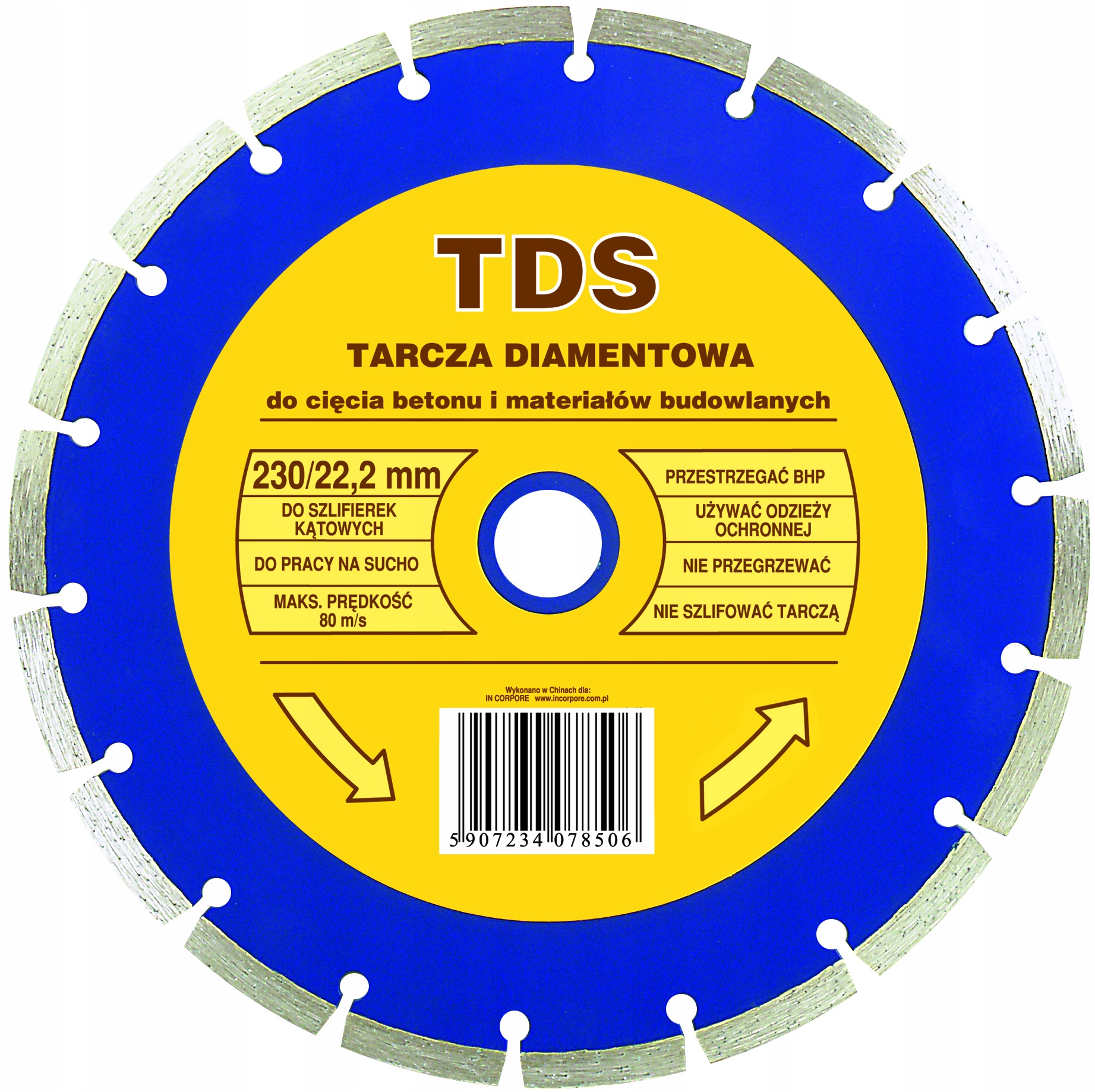 

Tds Tarcza Diamentowa Do Cięcia Betonu Fi 125