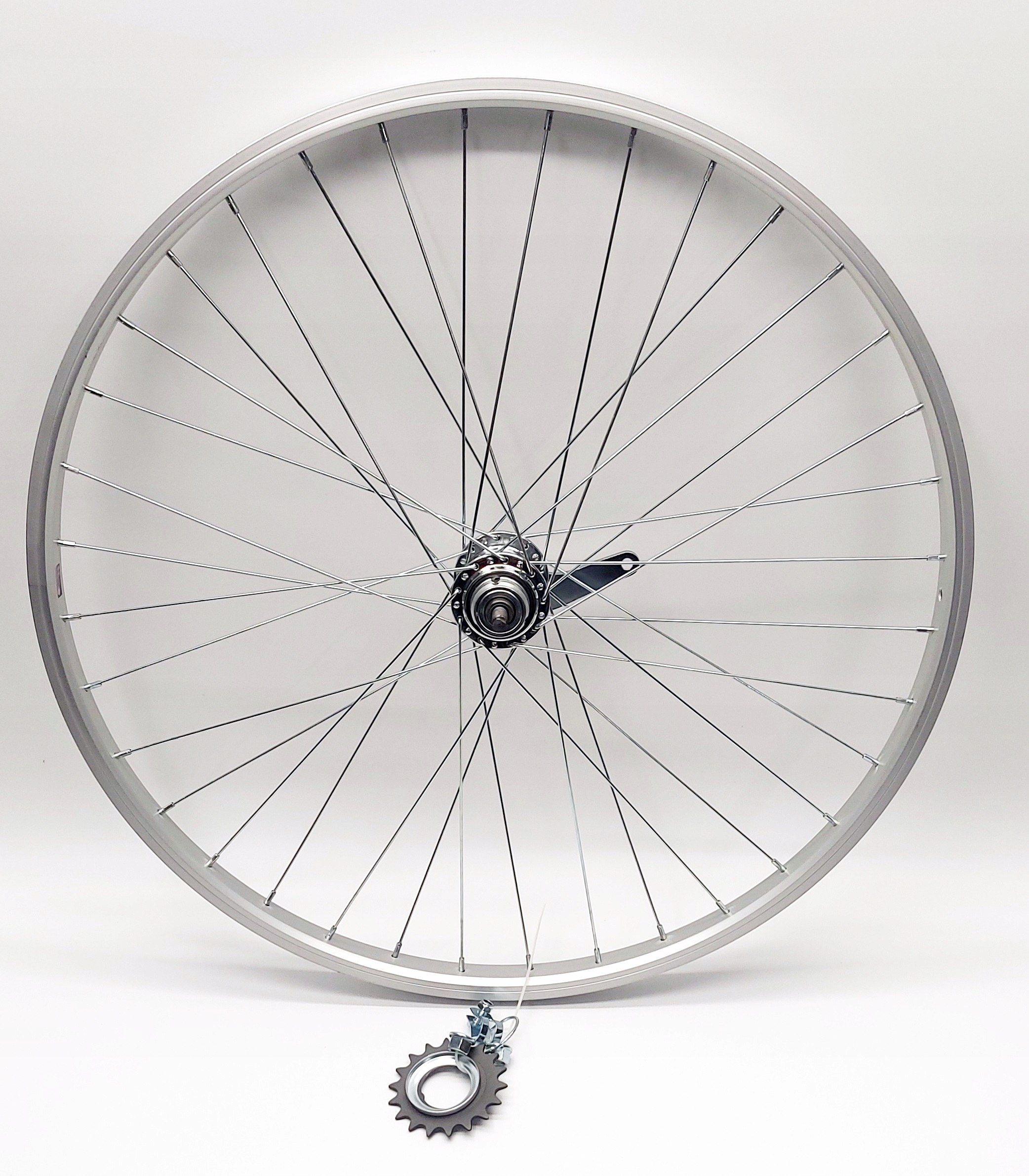 Koło rowerowe tył 28'' aluminiowe torpedo Velosteel z hamulcem w piaście