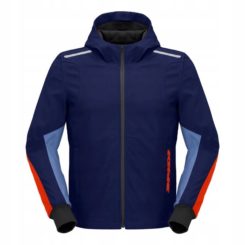 Motocyklová mikina Spidi Hoodie Armor Light Navy/red grantová Darčeky