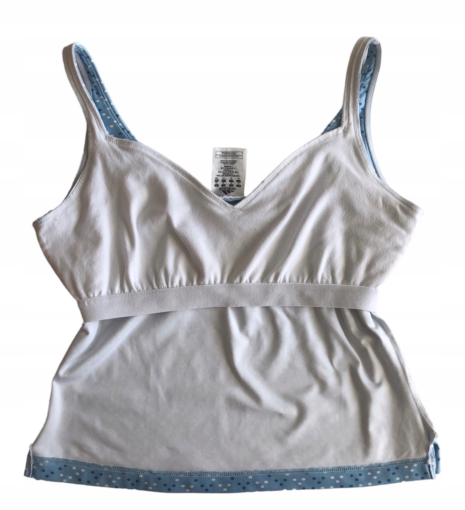 DAMSKA SPORTOWA KOSZULKA NA RAMIĄCZKACH 40 Rękaw bez rękawów