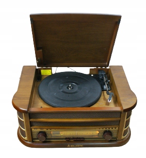 Majestic TT34CD gramofon Encoding Radio CD/MP3 Wbudowany przedwzmacniacz tak