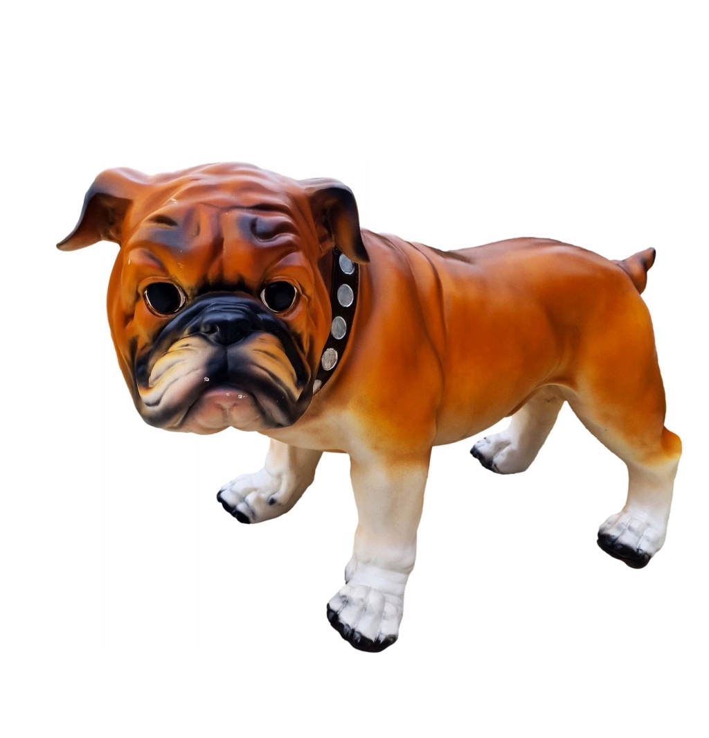 

Figurka Ogrodowa Buldog Angielski Z Obrożą