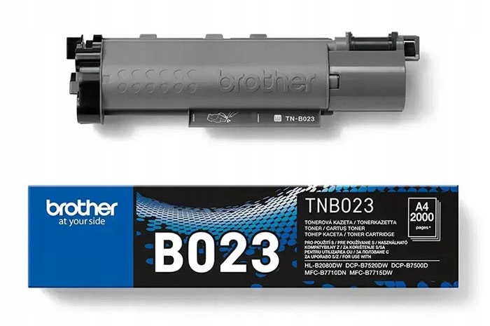 Originální černý toner Brother DCP-B7500, DCP-B7520, HL-B2080, TNB023