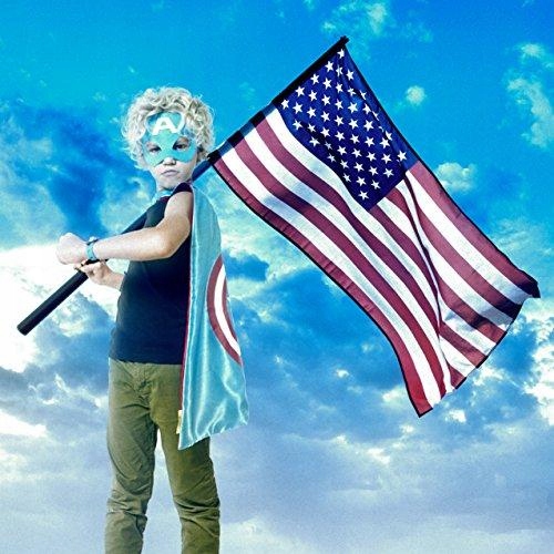 Peleryna "KAPITAN AMERYKA" + Maska i bransoletka Kostium strój Przebranie EAN (GTIN) 6954681484564