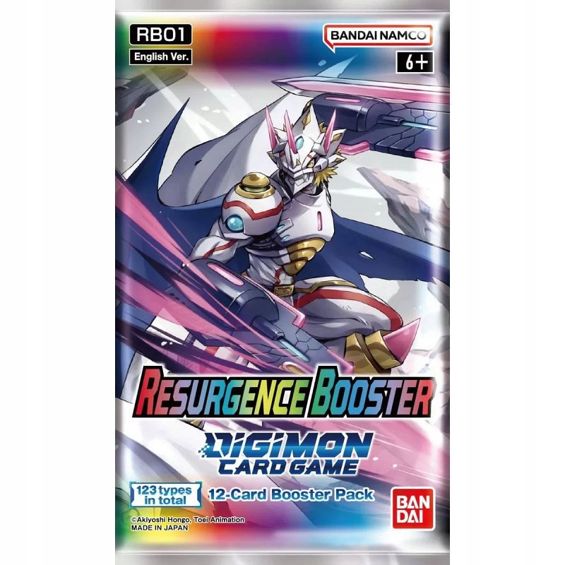Zestaw Digimon Cg Booster RB01 Resurgence