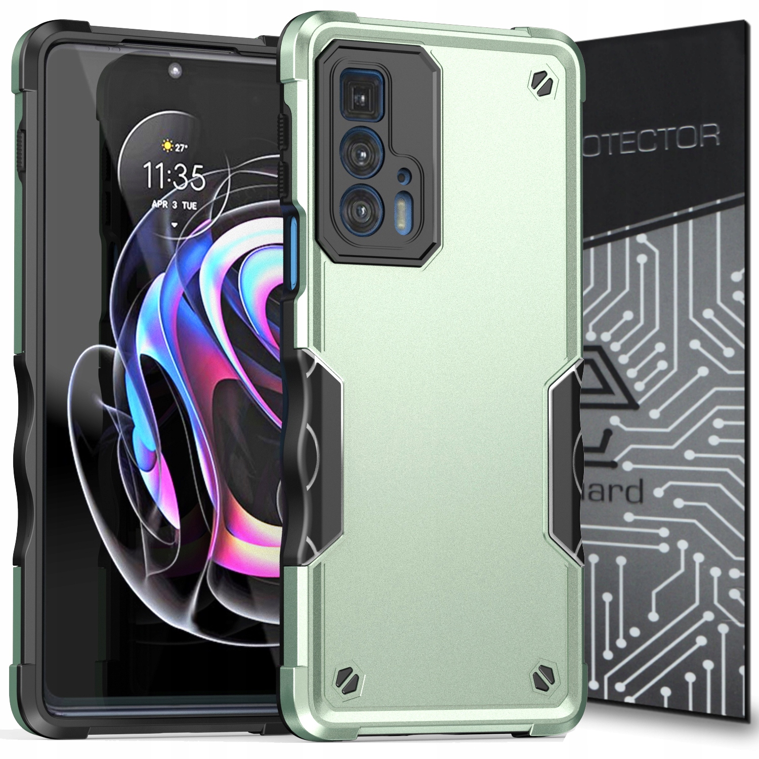 

Case Etui Pancerne+szkło do Motorola Edge 20 Pro