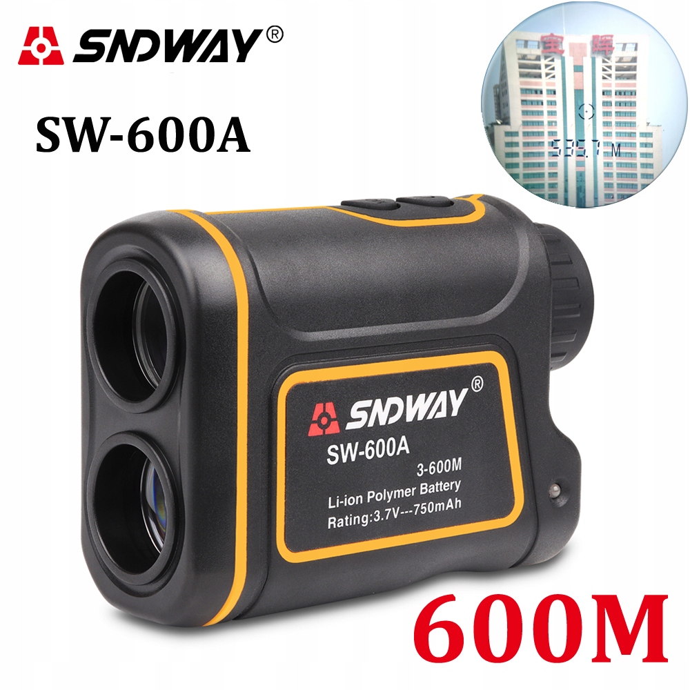 Лазерный дальномер мультифункциональный SNDWAY SW600A EAN 6954226459118