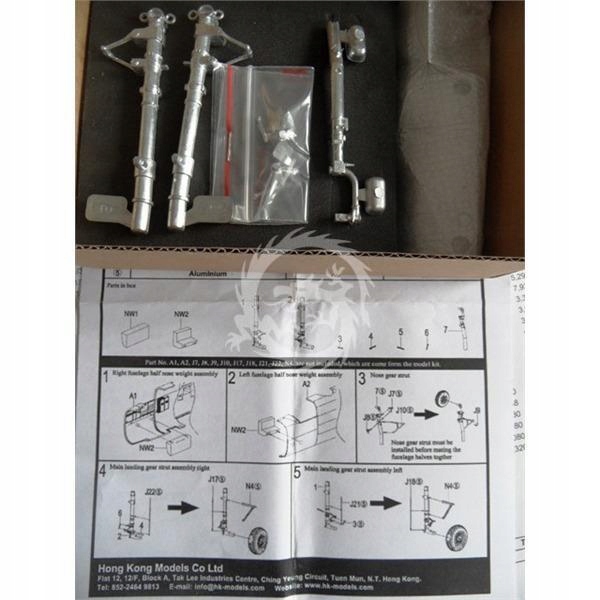 B-25H/J Mitchell Metallfahrwerk und Gewicht Hong Kong Model HKM01EA01 1/35