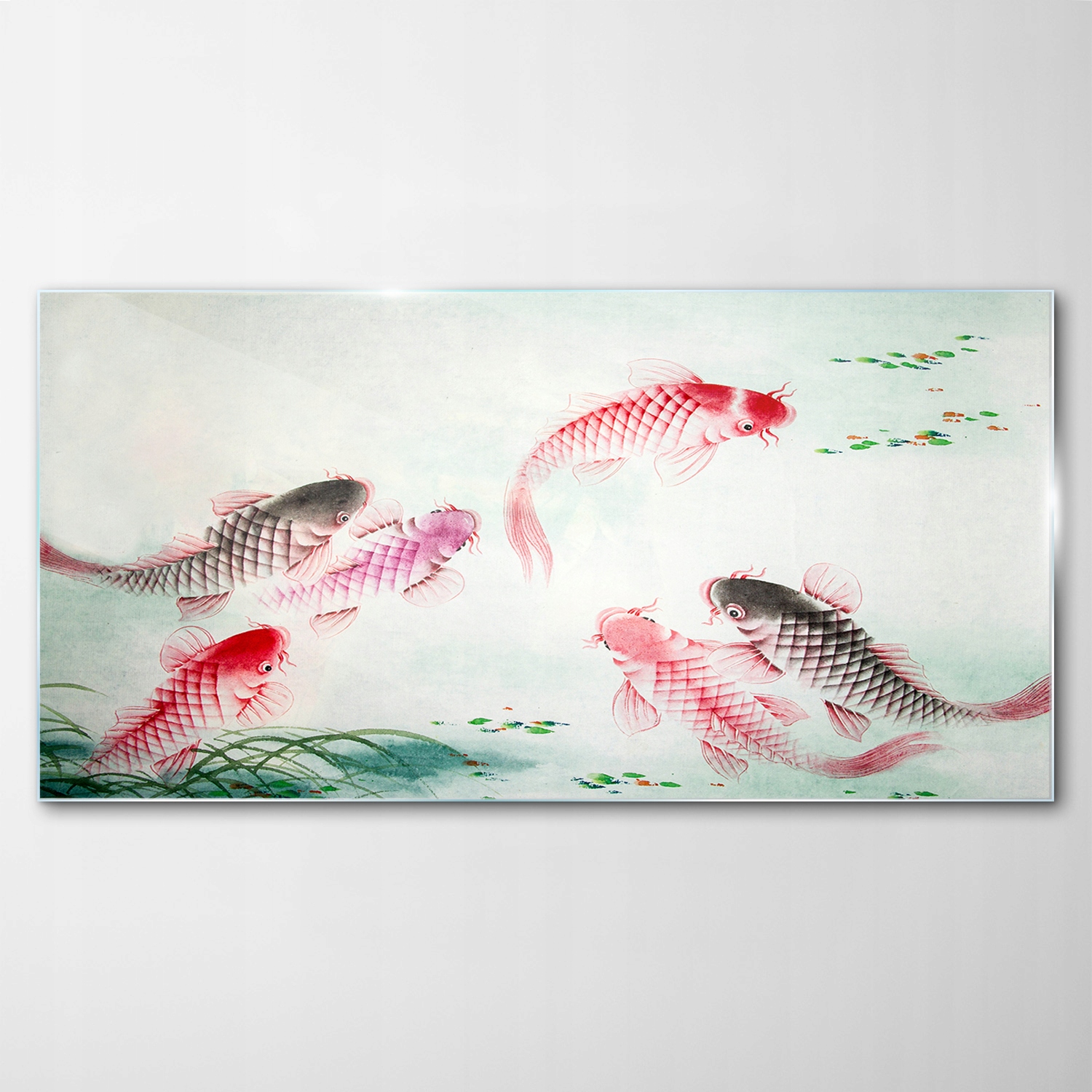 Sklenený obraz Dekor Čína Ryba kapor Zvieratá 100x50