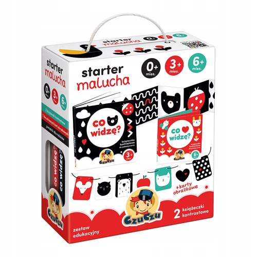 

Czuczu Starter Książeczki Sensoryczne Kontrastowe