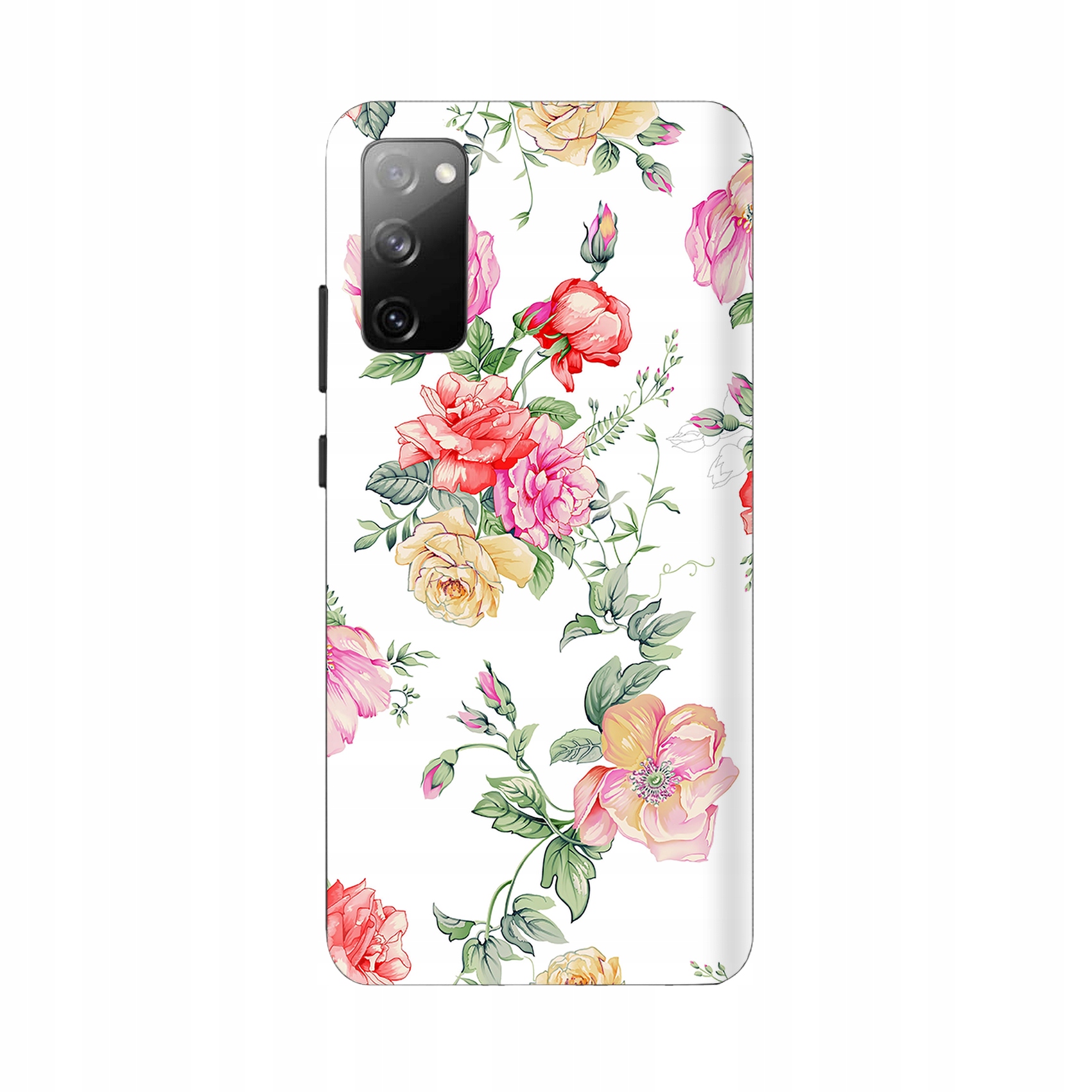 

Etui Xiaomi Poco M3 Kwiaty Tekst