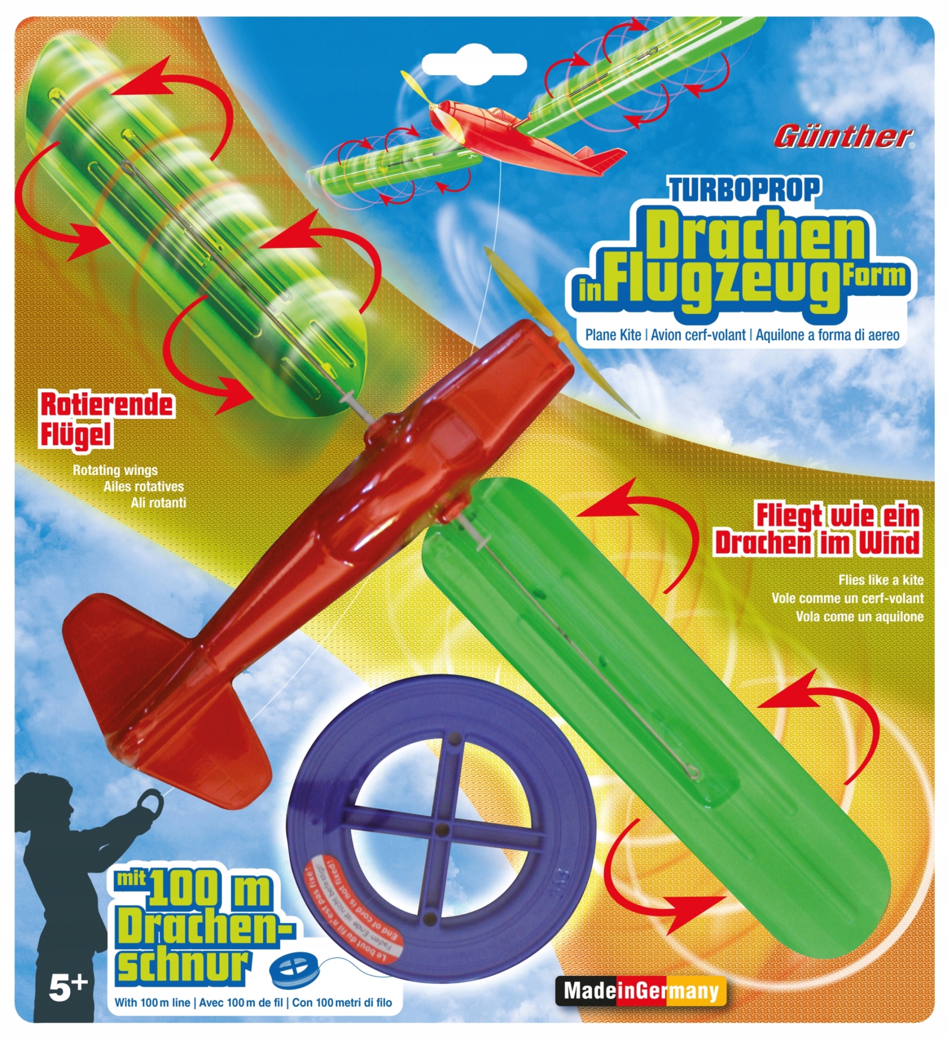 SAMOLOT WIROPŁAT, LATAWIEC WIROLOT - NIEMIECKI Marka Latawiec