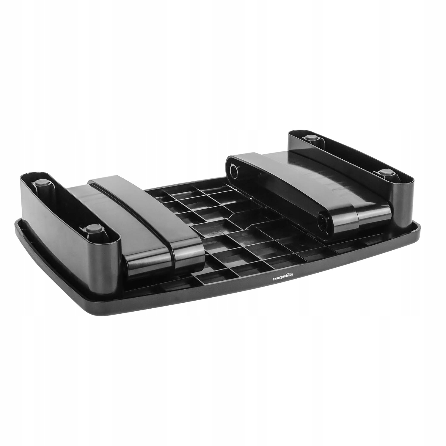 AMAZON BASICS REGULOWANY STOJAK POD MONITOR I LAPTOP DO 10 KG CZARNY — miniatura 2