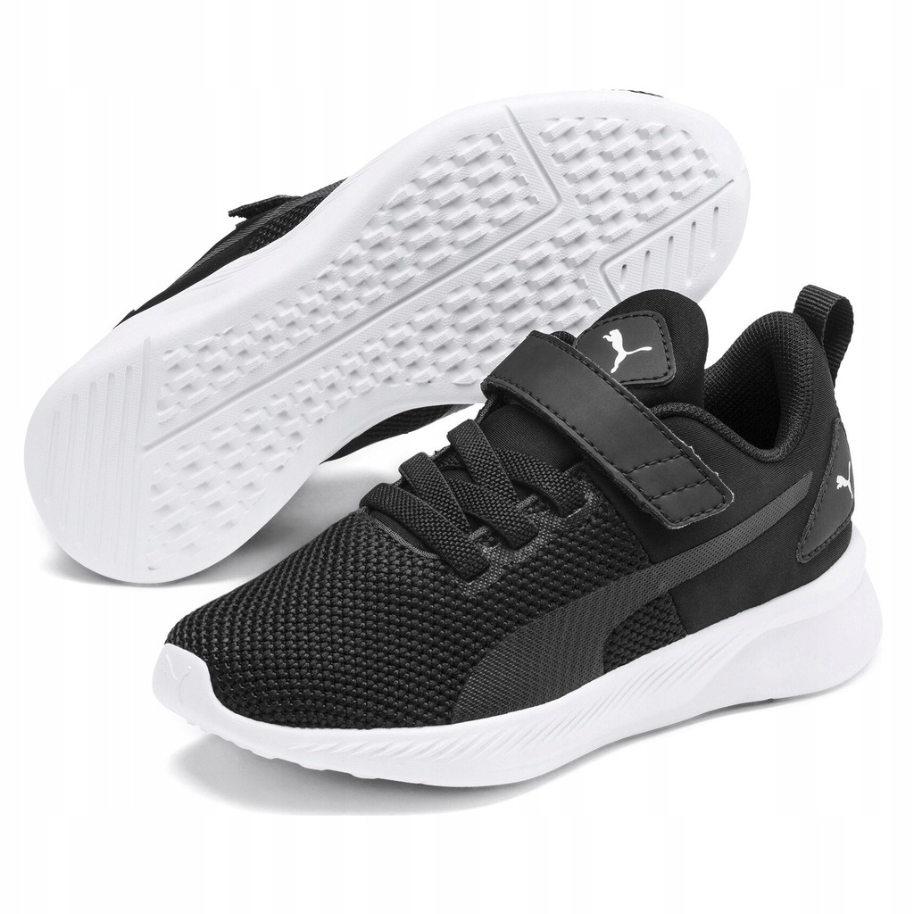 Buty dziecięce sportowe Puma Flyer Runner 19292901 rzepy lekkie czarne 27.5