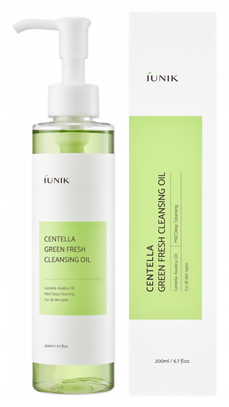 iUNIK Centella Green Fresh Cleansing Oil Odličovací olej 200 ml