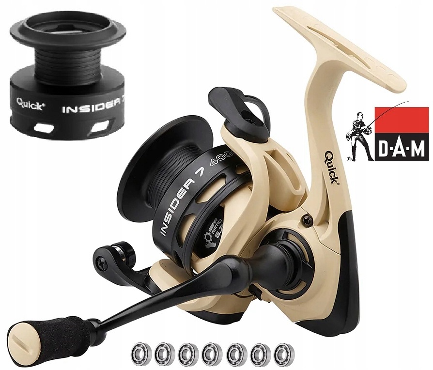 Naviják Dam Quick Insider 7 5000S Fd 7BB R- 5,1:1 Alu Spool Gs Vlasec