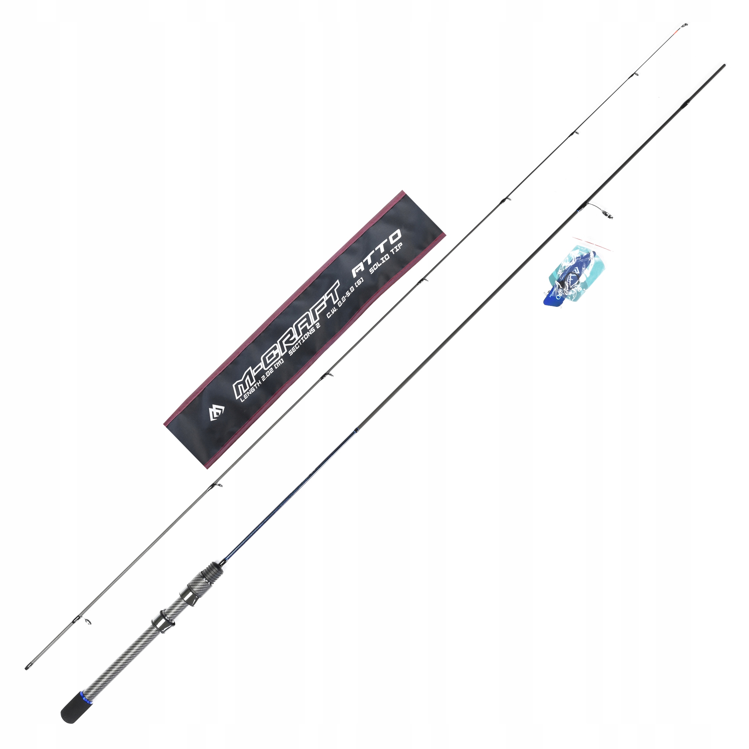 Wędka spinningowa Mikado M-Craft Atto 2.02m 0-5g połów na mikro przynęty