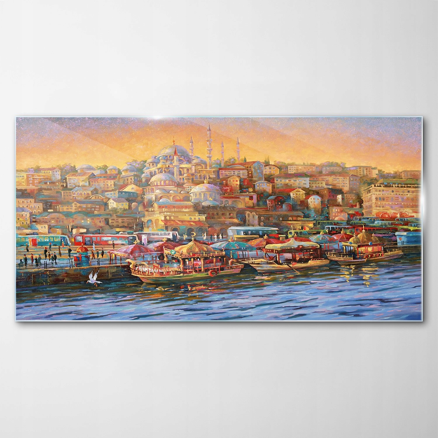 

Hartowany Obraz Szklany Stambuł Zatoka Róg 100x50