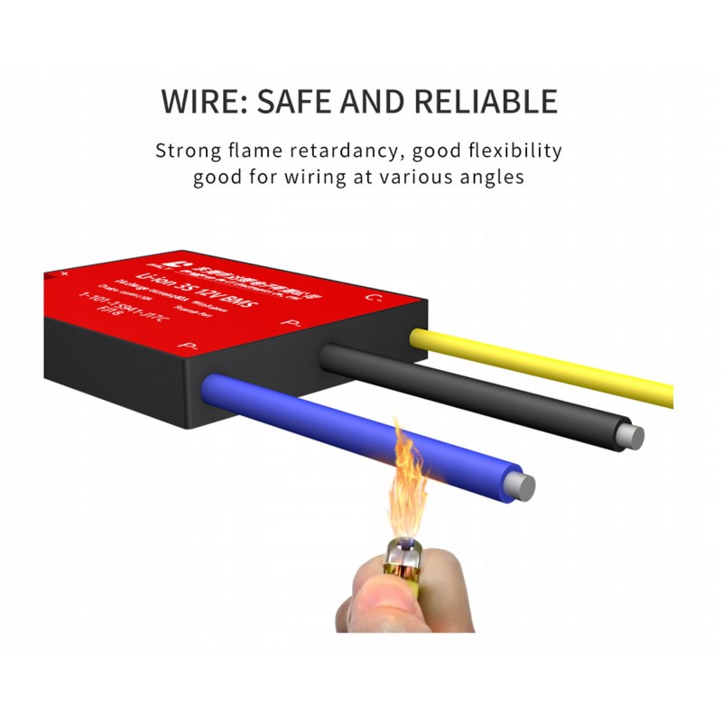 DALY Moduł BMS 10S 30A 120A 36-42V Li-ion IP67 PCM Balanser Model DALY 10S 30A