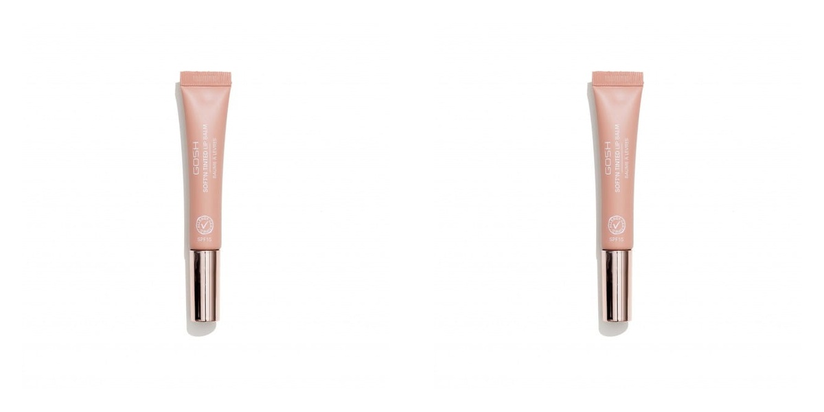 2x Gosh Balsam do ust Spf 15 Soft'n tinted 02 Nougat
