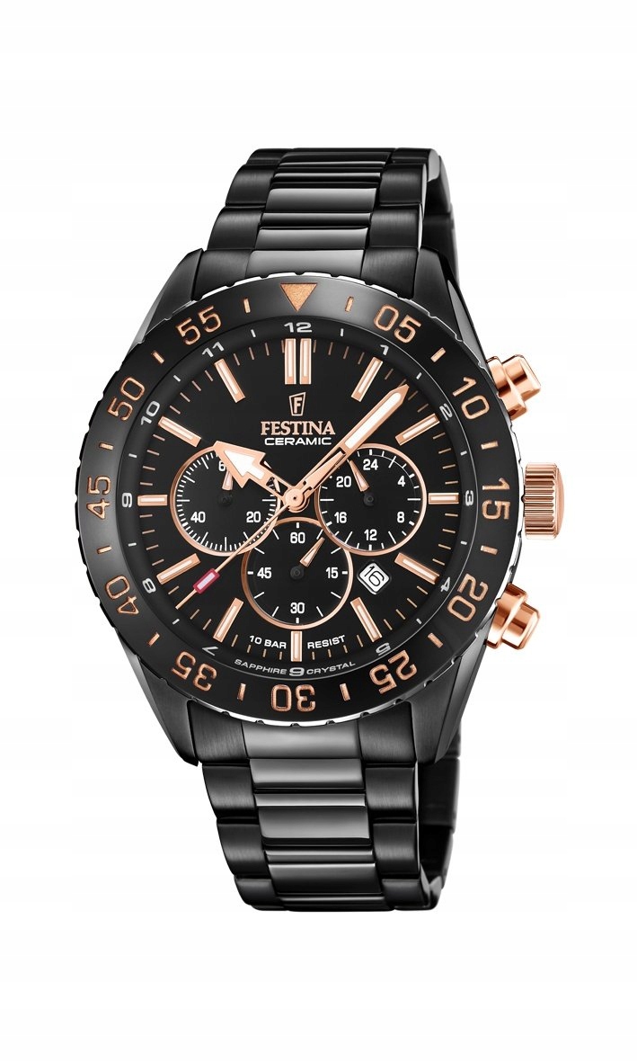 Hodinky Festina F20577/1 Ceramic na náramku