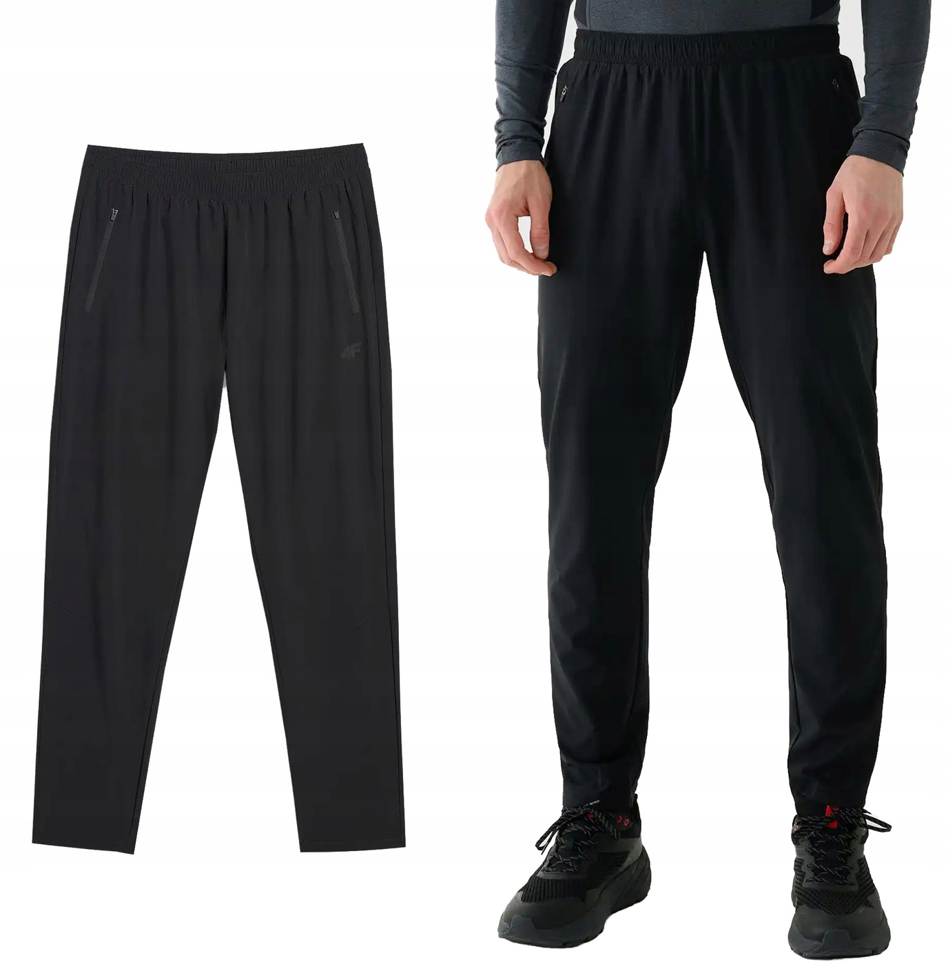 Tenké sportovní kalhoty 4F M1068 do běžecké posilovny, velikost S