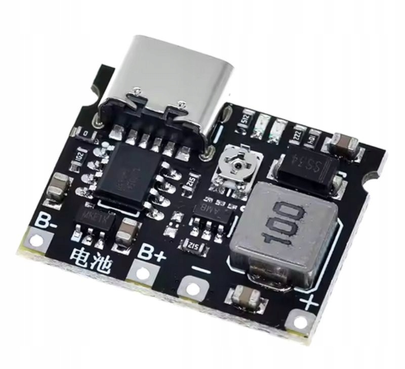 Balanser MODUŁ ŁADOWANIA AKUMULATORA Li-Ion 4,2V 1A USB-C