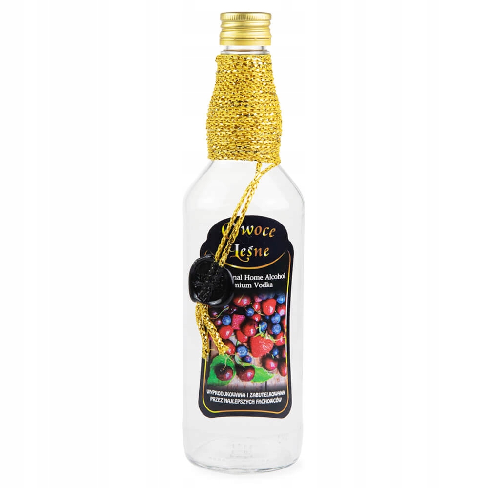 

Butelka zdobiona monopol 500ml Owoce Leśne