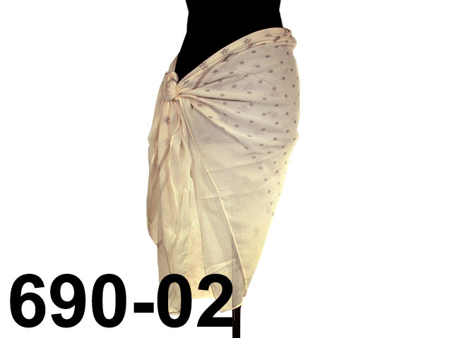 CHUSTA PLAŻOWA PRZEWIEWNE PAREO DŁUGIE MAXI 690-02