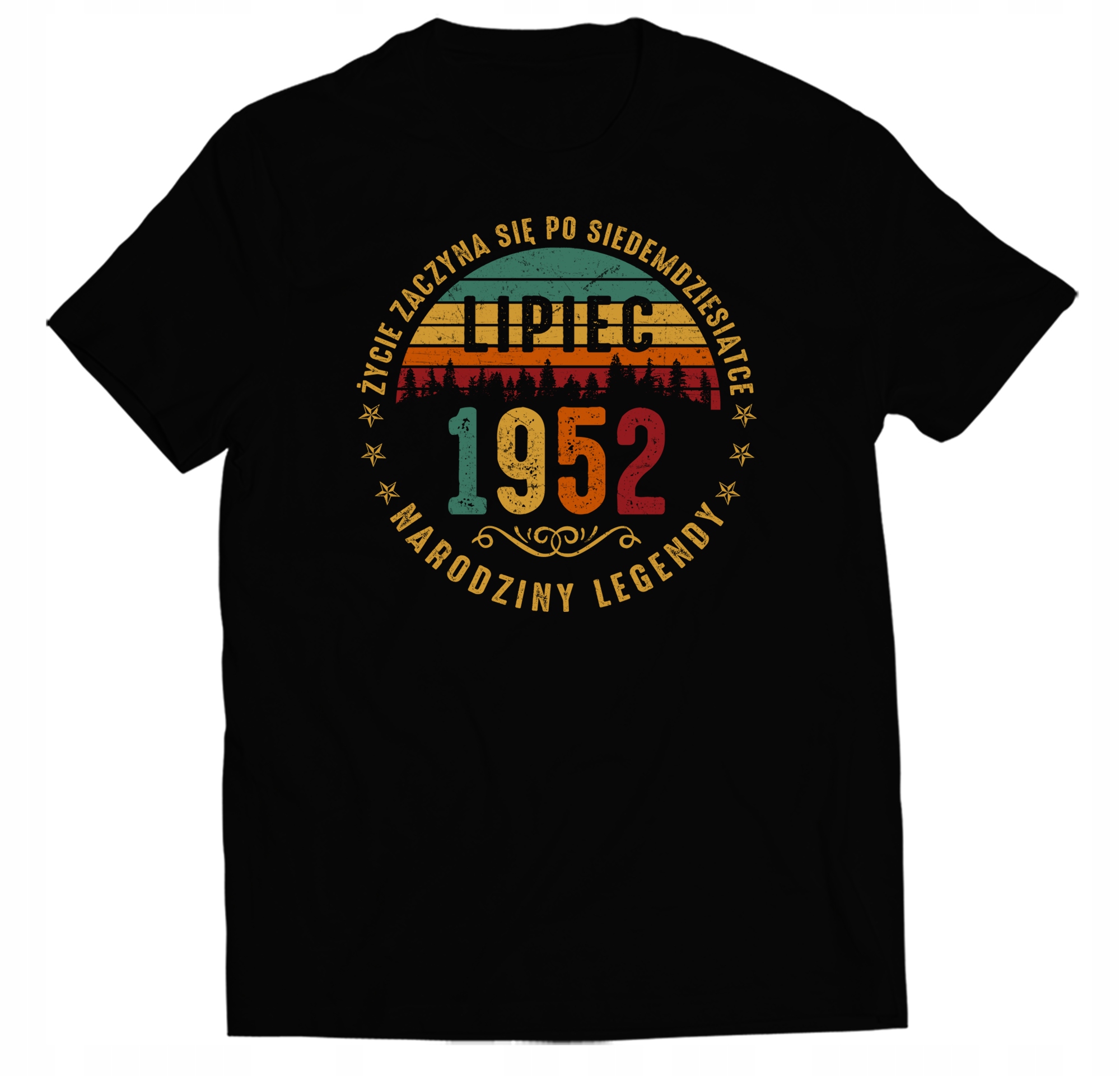 

Koszulka Na 70 Urodziny Lipiec Sunset 1952 XL
