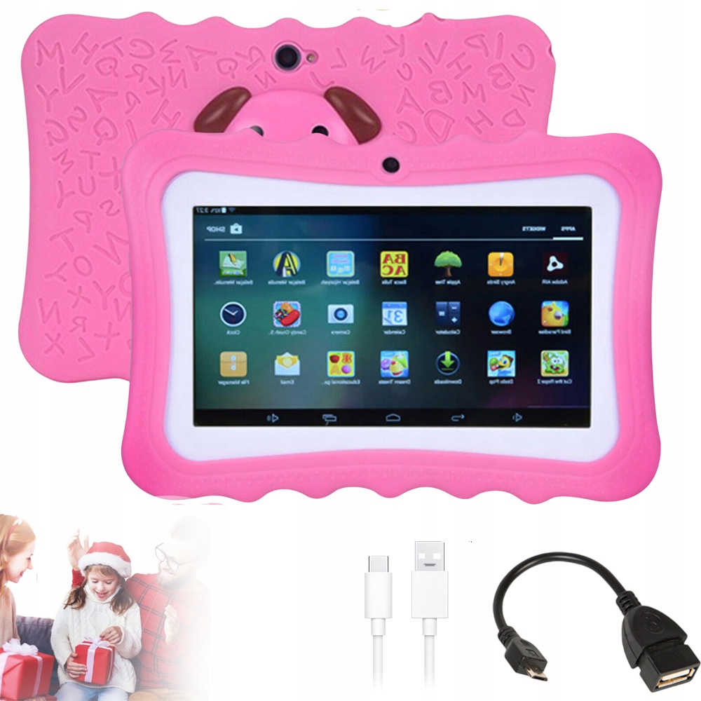 Tablet Pro Děti 7" 32GB Wifi Bluetooth S Pouzdro A Rodičovskou Kontrolou