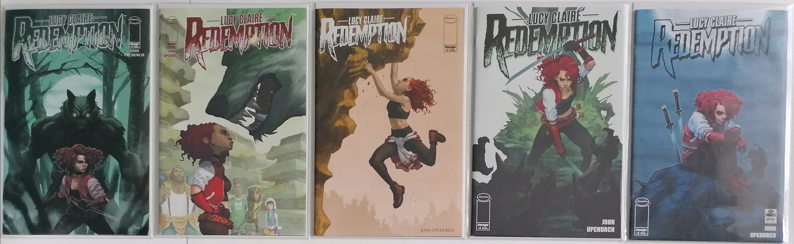IMAGE COMICS | 2019 - 2020 | Lucy Claire: Redemption #1 - #5 | Komplet Okładka miękka