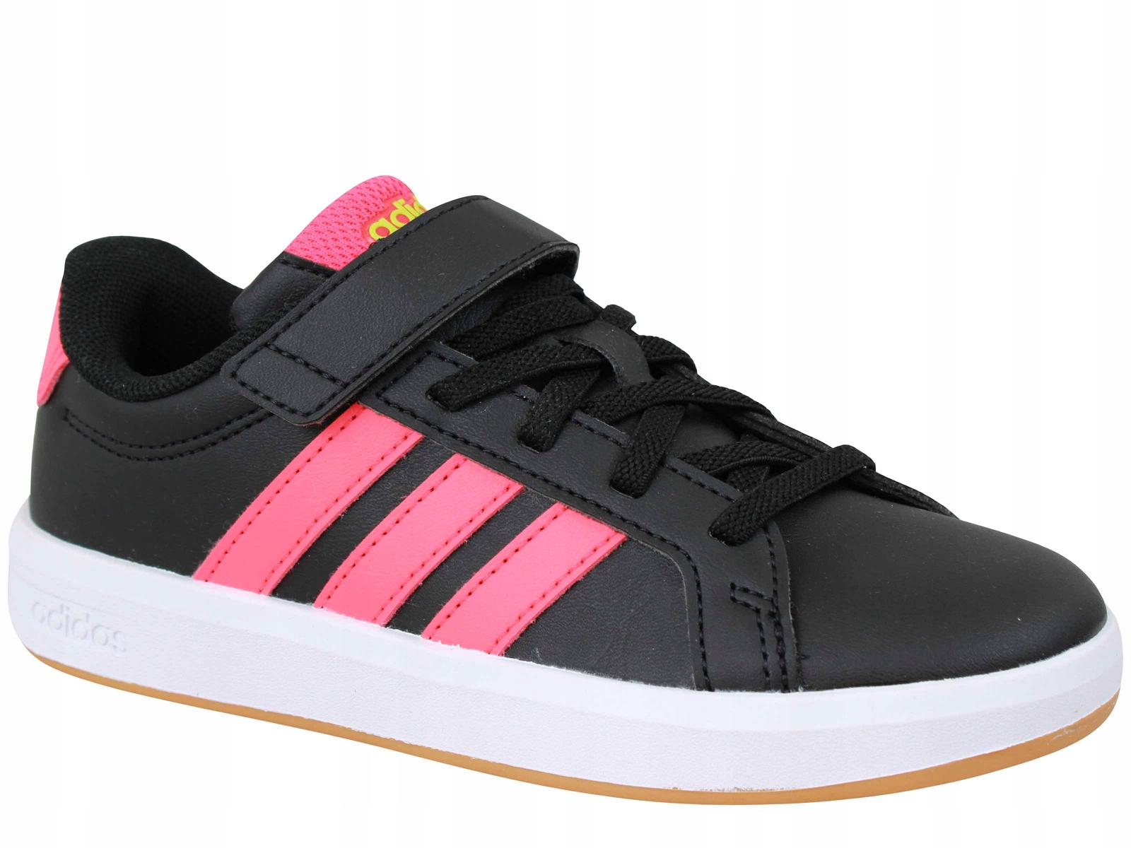 Adidas Grand Court JP9372 Buty Trampki Dziecięce Na Rzep Gumki