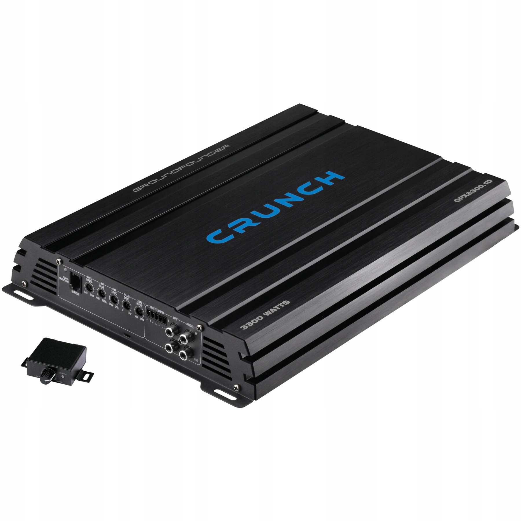 Zesilovač Crunch GPX3300.1D 1650W Rms 1Ohm dálkové ovládání
