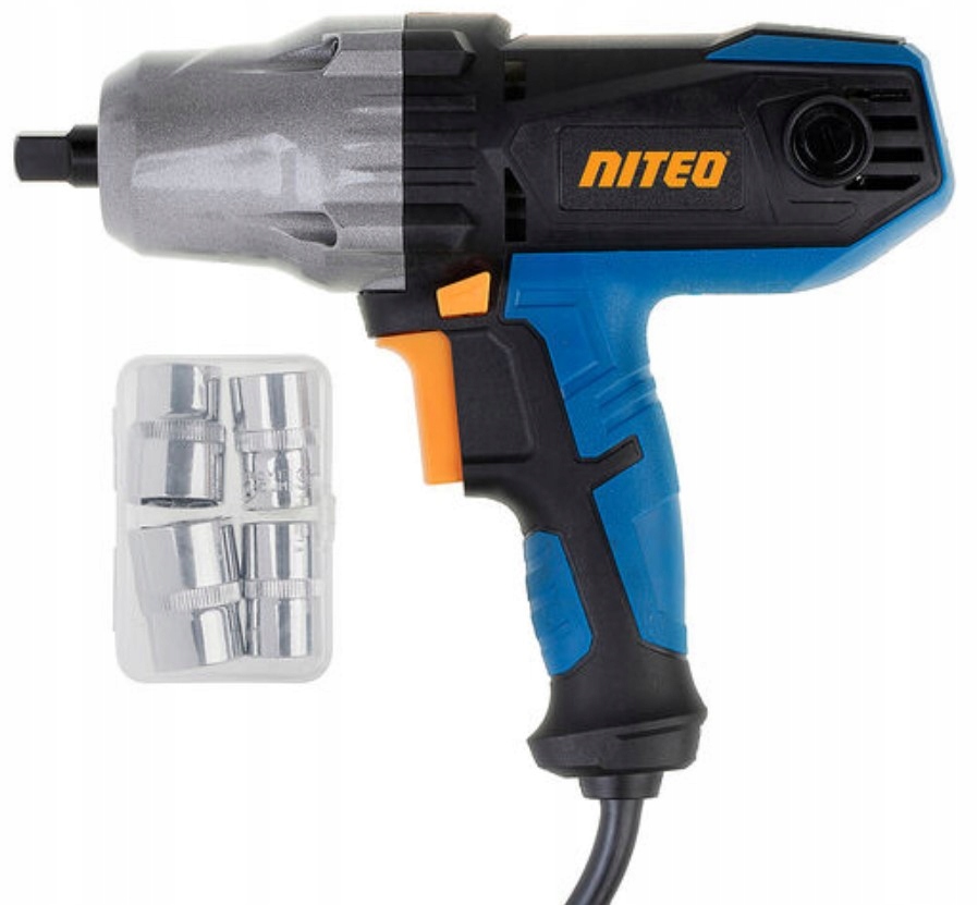 

Klucz udarowy 1/2 330 Nm 450 W 4 nasadki Niteo