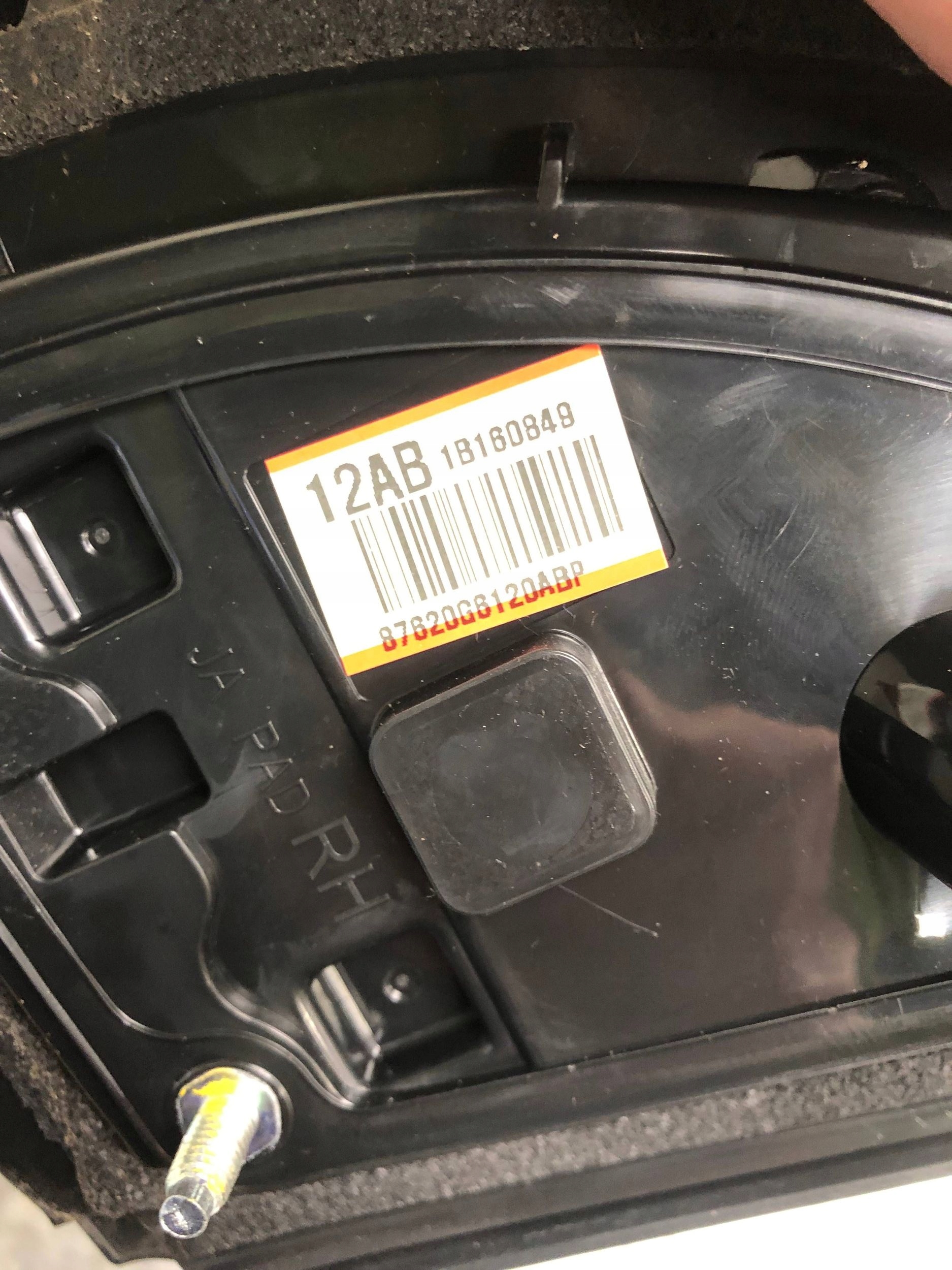 mirror right manually ABP KIA PICANTO III