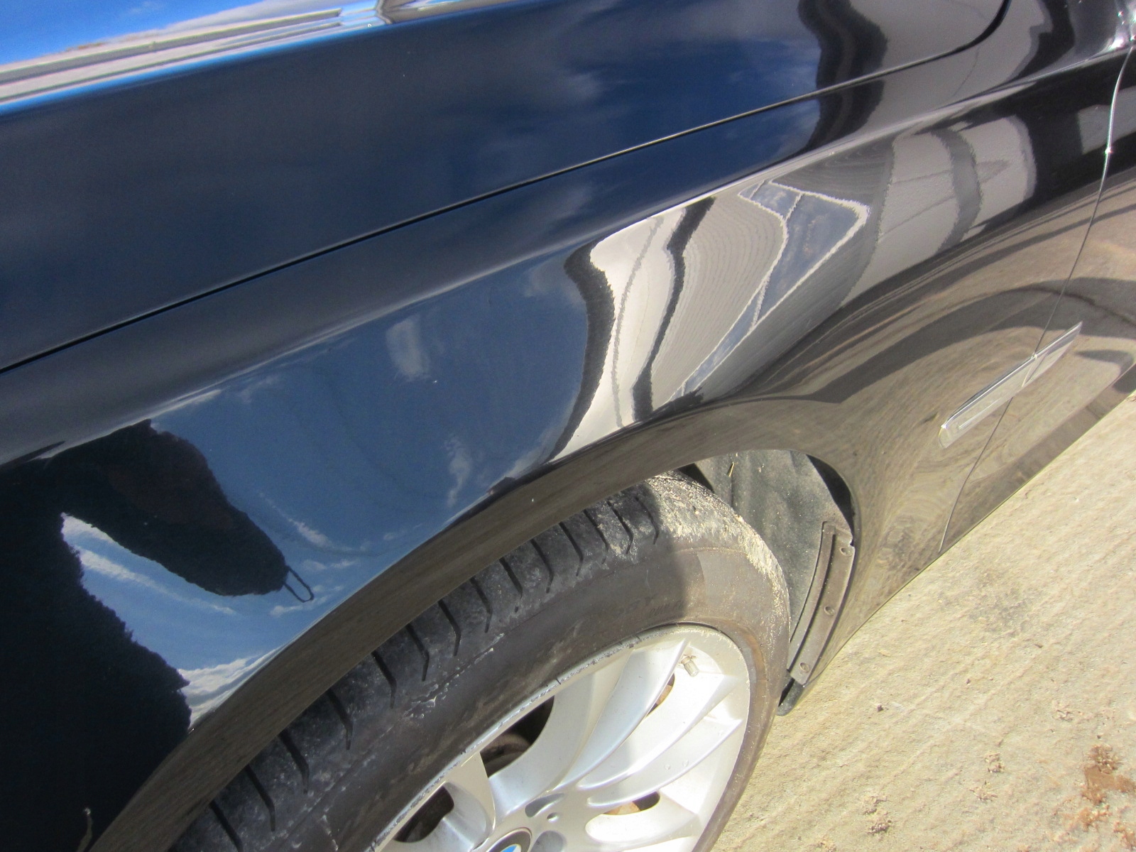 BMW F02 F01 fender left front left front 475 BLACK SAPPHIRE black