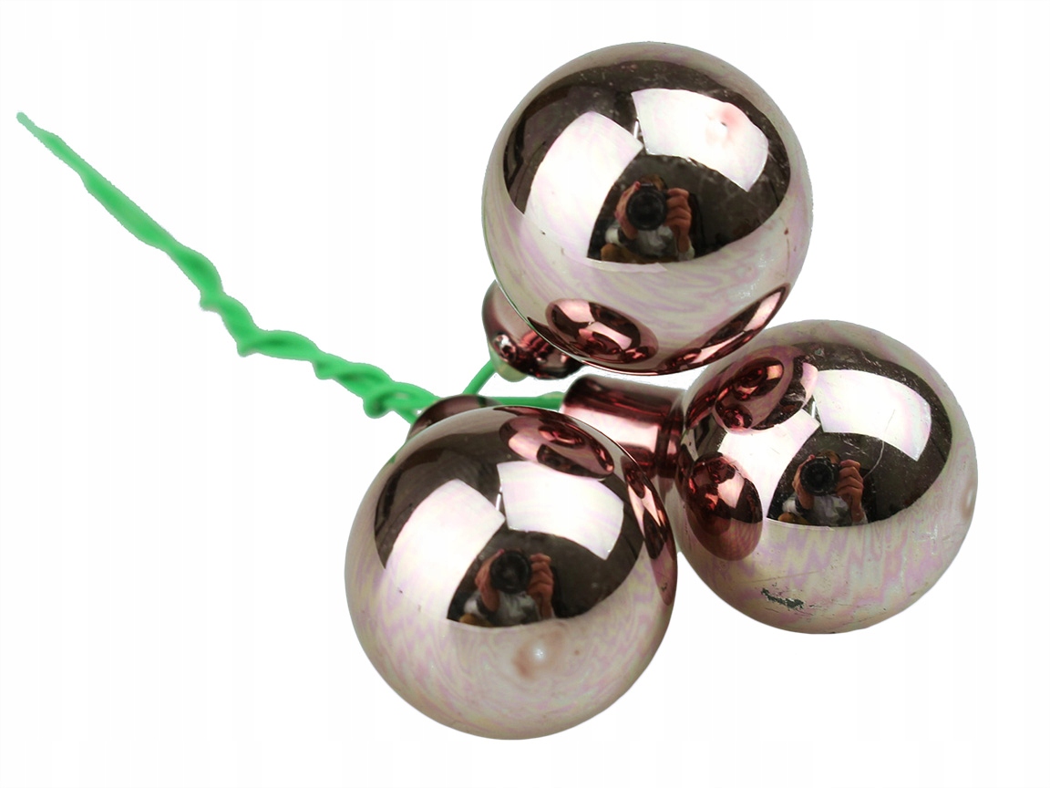 

Szklane Bombki Z Drutem 2cm 3szt Rose Gold P