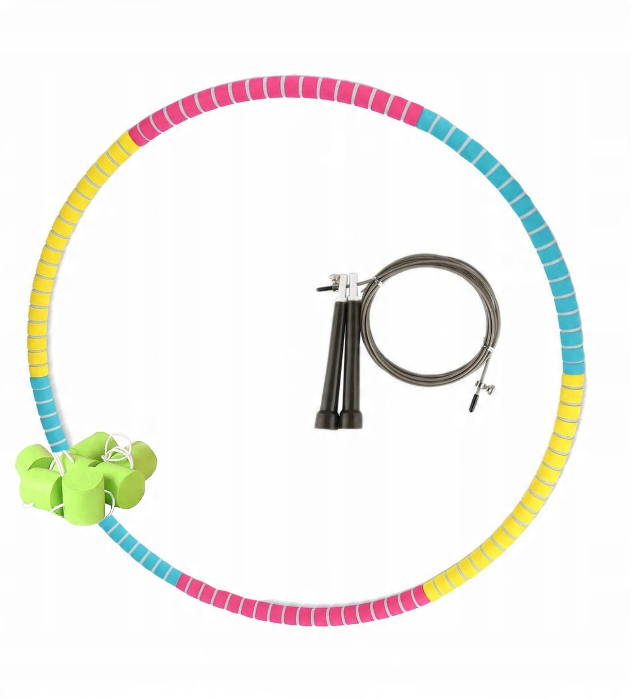 

Hula Hoop Fitness Odchudzające Koło Składane Masaż